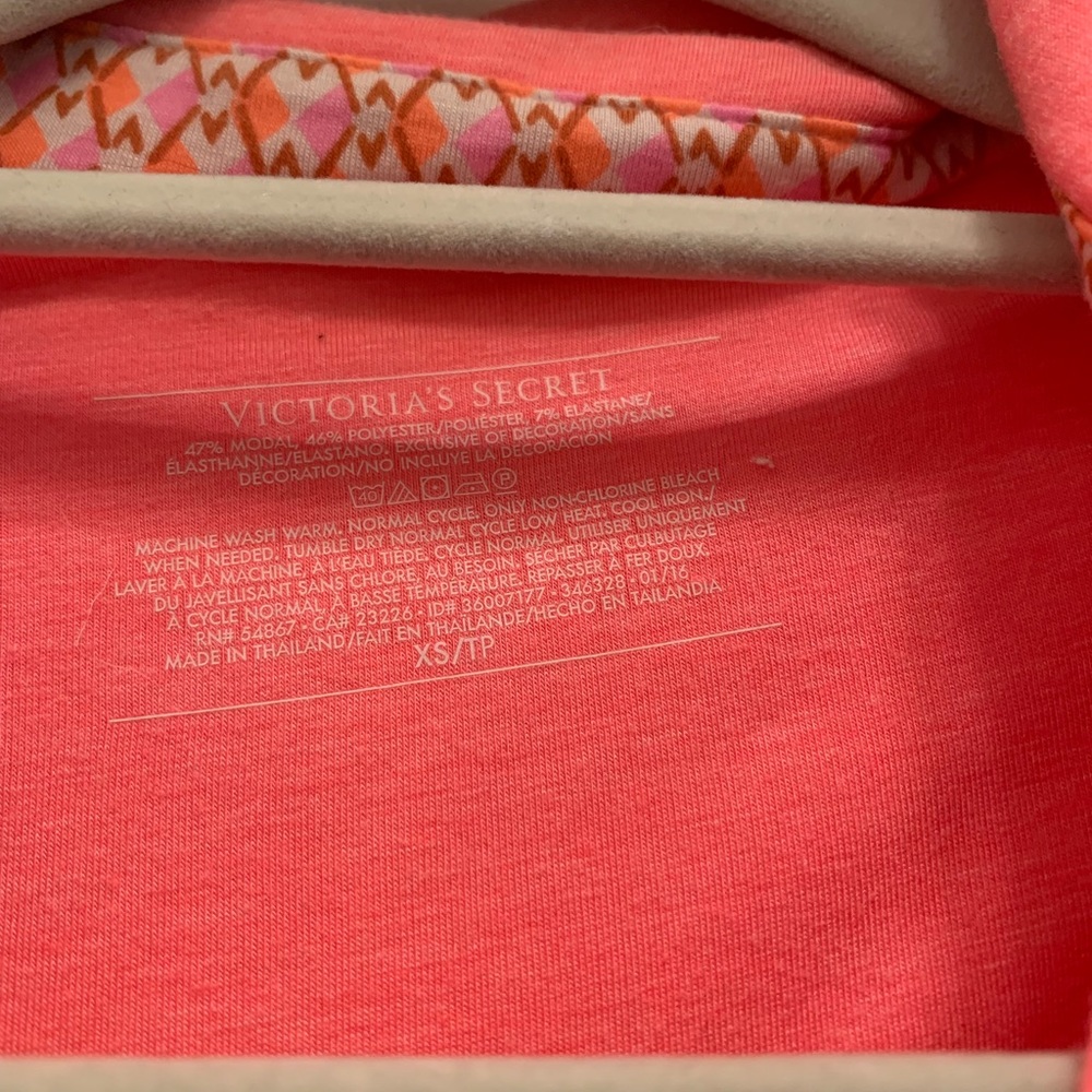 Victoria Secret Pink Long Sleeve Sleep Shirt
